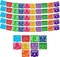 Mexican Party Banners – 5-Pack, 10 Plastic Flags per Banner, Fiesta Papel Picado Decorations
